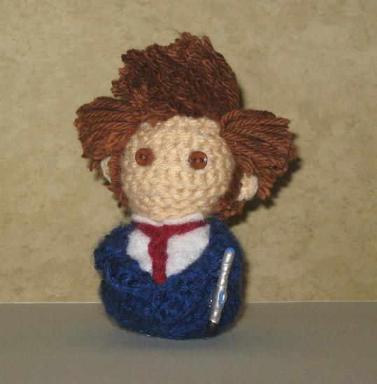 10th Doctor Amigurumi - Blue Suit