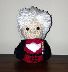 Third Doctor Amigurumi Doll