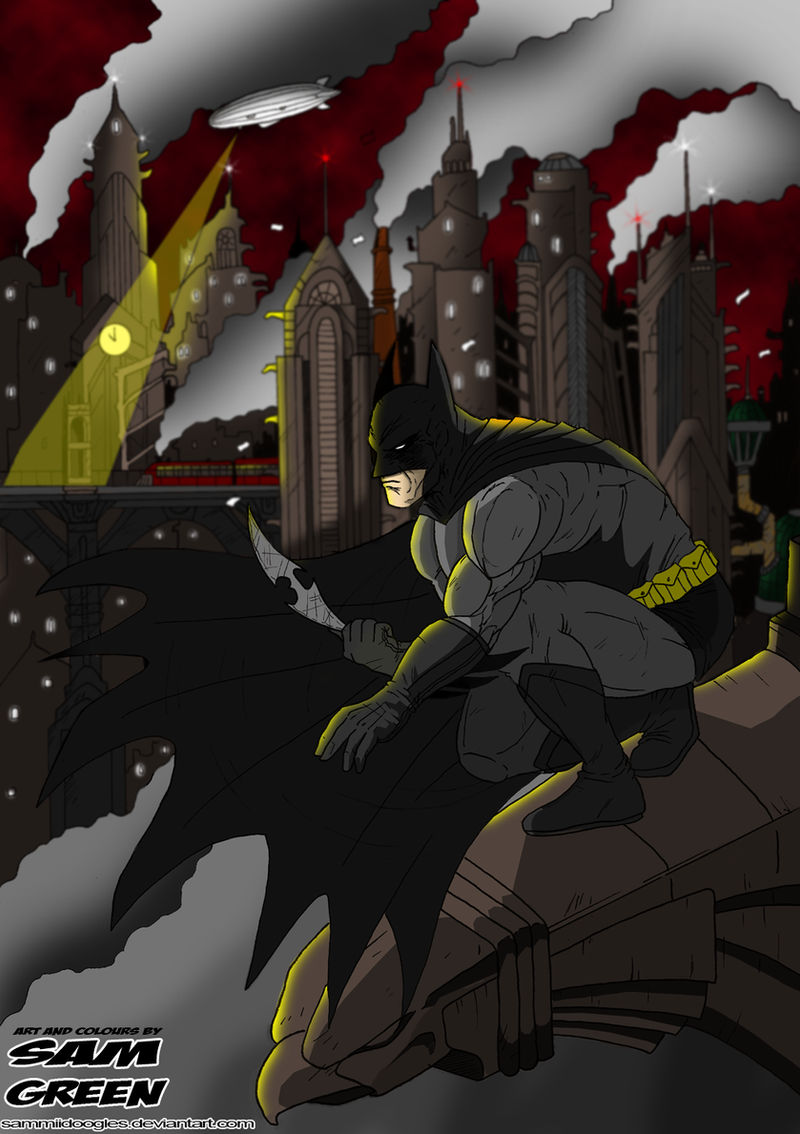 Batman Watching over Gotham