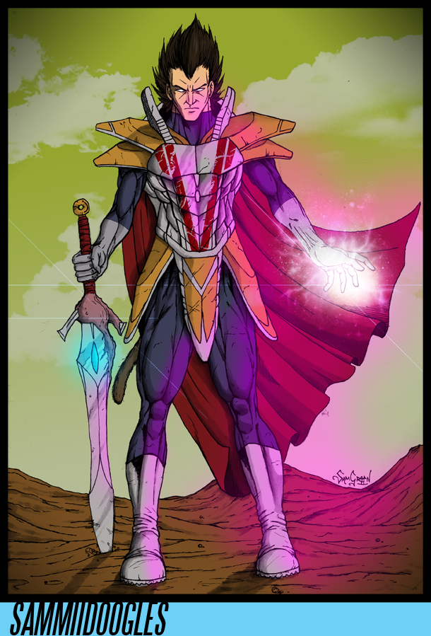 The Prince of all Saiyans by SamGreenArt on DeviantArt