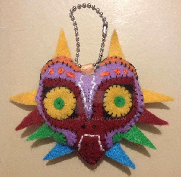 Majoras Mask Felt Keychain by lintlumps on DeviantArt