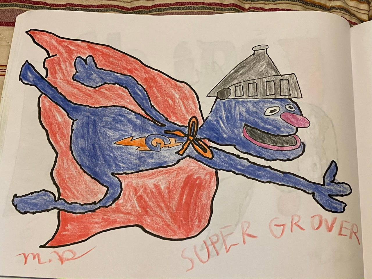 Super Grover by mmAut1smismemm on DeviantArt
