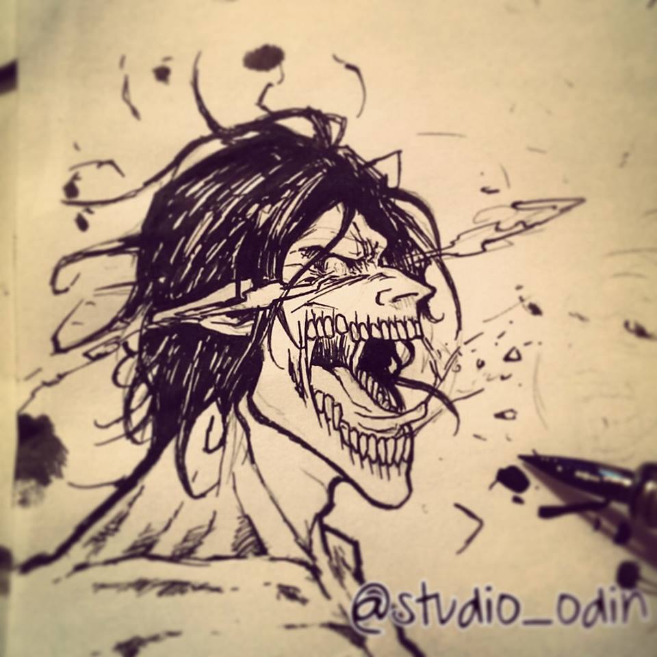 Eren Jaeger Titan Form INK