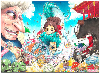 #1 COLOR SPREAD: Spirited Away