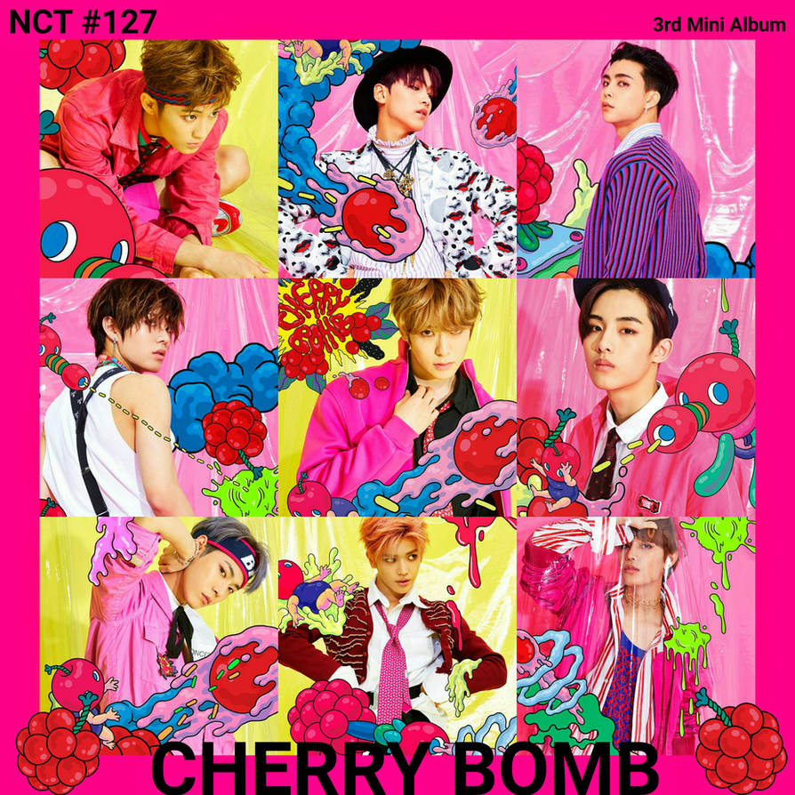 Cherry bomb hello daddy. NCT 127 Cherry Bomb обложка. НСТ 127 черри бомб. Черри бомб НСТ. NCT 127 альбомы.