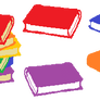 Homestuck coustom books and book stacks