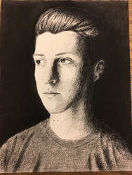 Self portrait: Charcoal