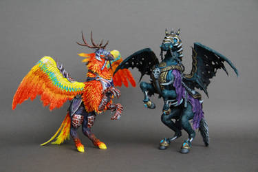 Invincible and Flameward Hippogryph