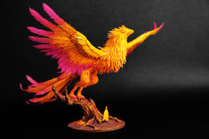 Phoenix fantasy figurine sculpture OOAK