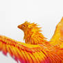 Phoenix fantasy figurine sculpture OOAK