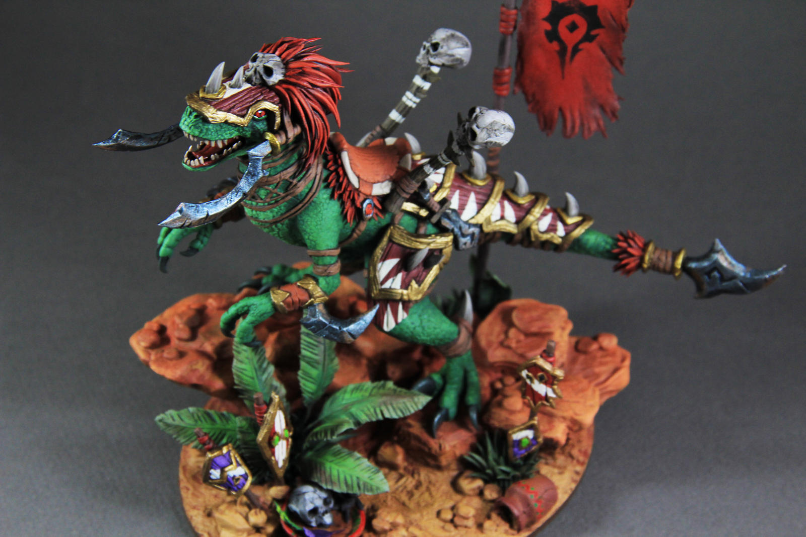 Vicious Raptor Vicious War Raptor (World of Warcraft sculpture) by ColibriWorkshop on ...
