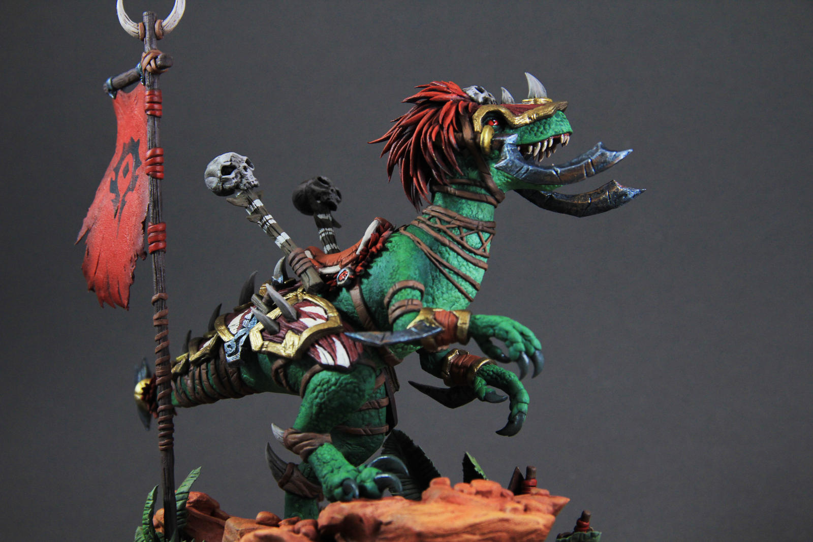 Vicious Raptor Vicious War Raptor (World of Warcraft sculpture) by ColibriWorkshop on ...
