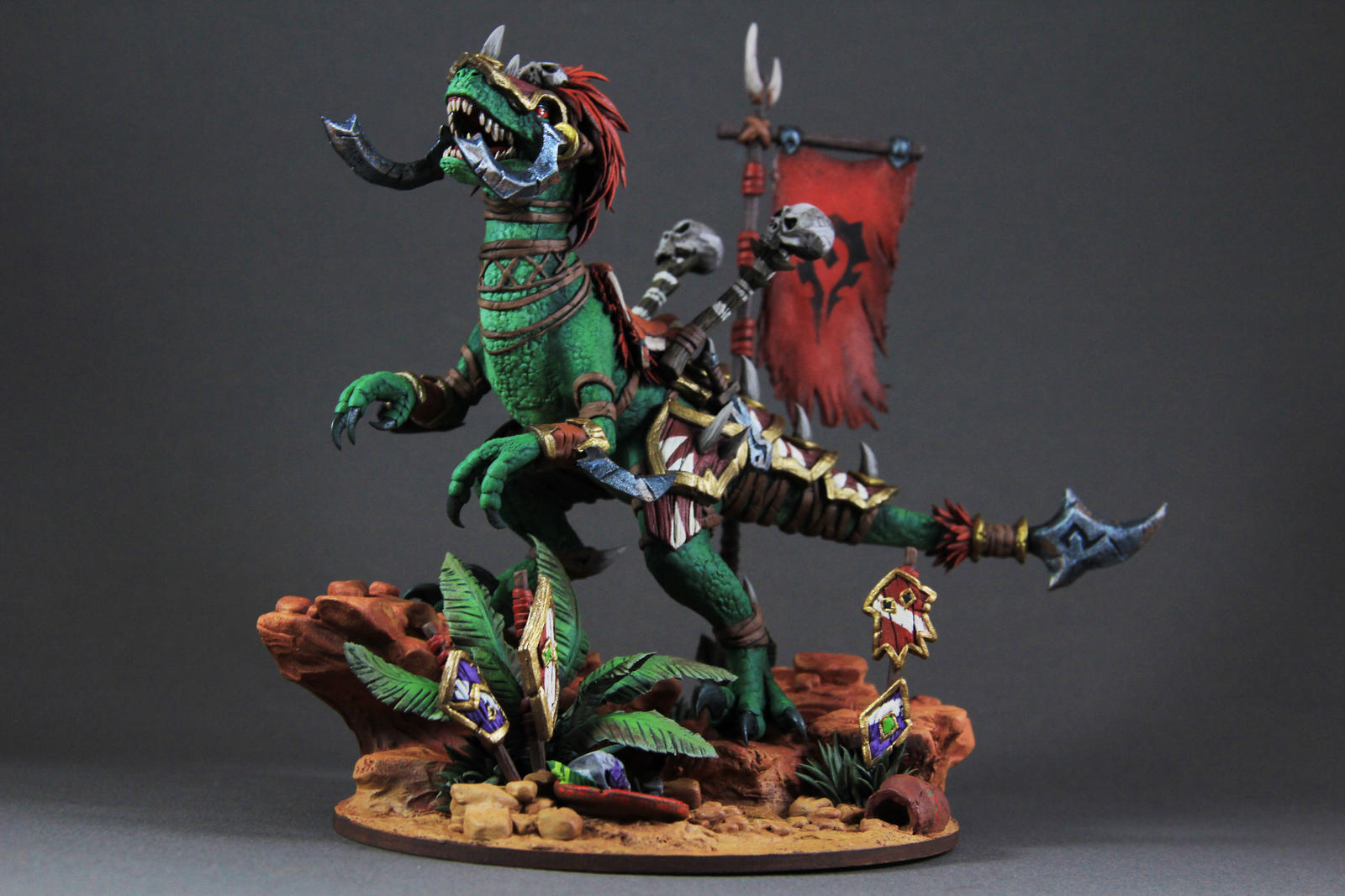 Vicious Raptor Vicious War Raptor (World of Warcraft sculpture) by ColibriWorkshop on ...