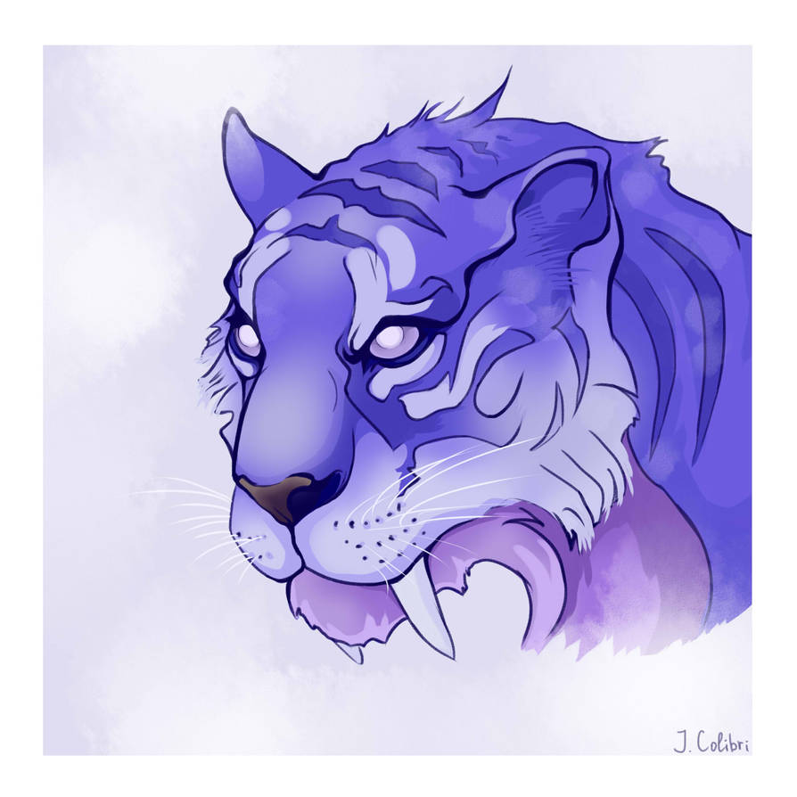 Winterspring Frostsaber World of Warcraft drawing by ColibriWorkshop on ...