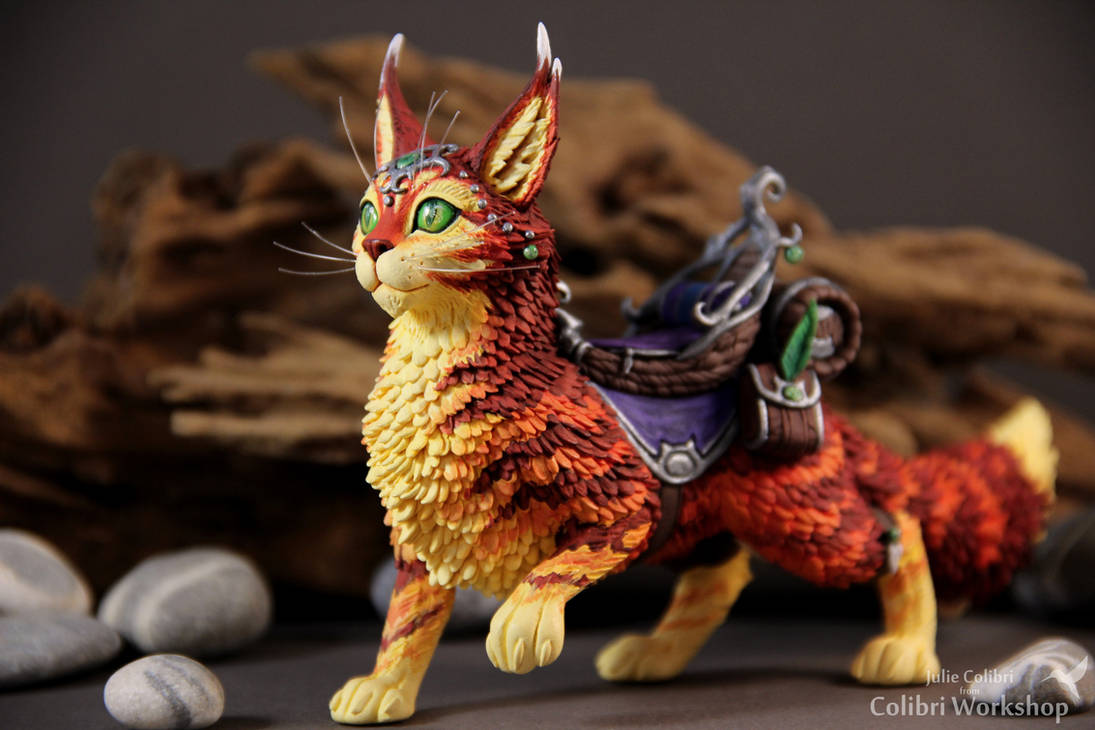 Sunwarmed Furline (World of Warcraft cat mount) by ColibriWorkshop on ...