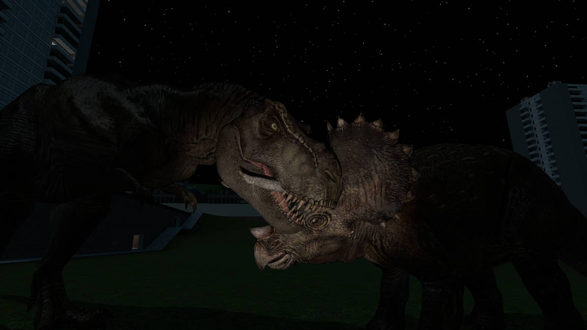 Night T-Rex Game