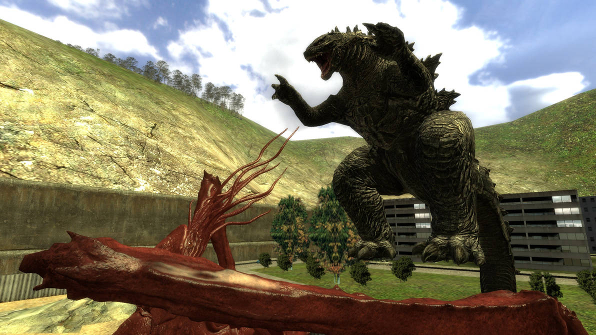 Godzilla Ramp Godzilla jump by richardtheallosauru on DeviantArt