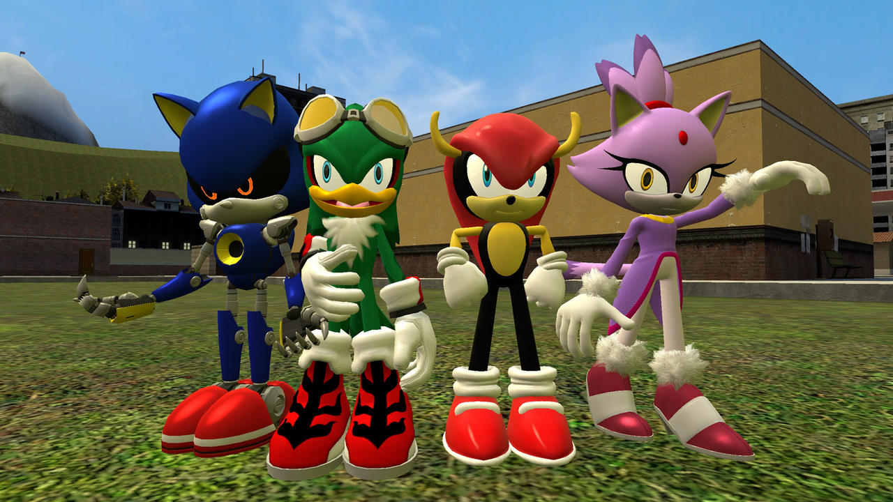 Sonic Characters Deviantart My 4 favorite sonic characters by richardtheallosauru on DeviantArt