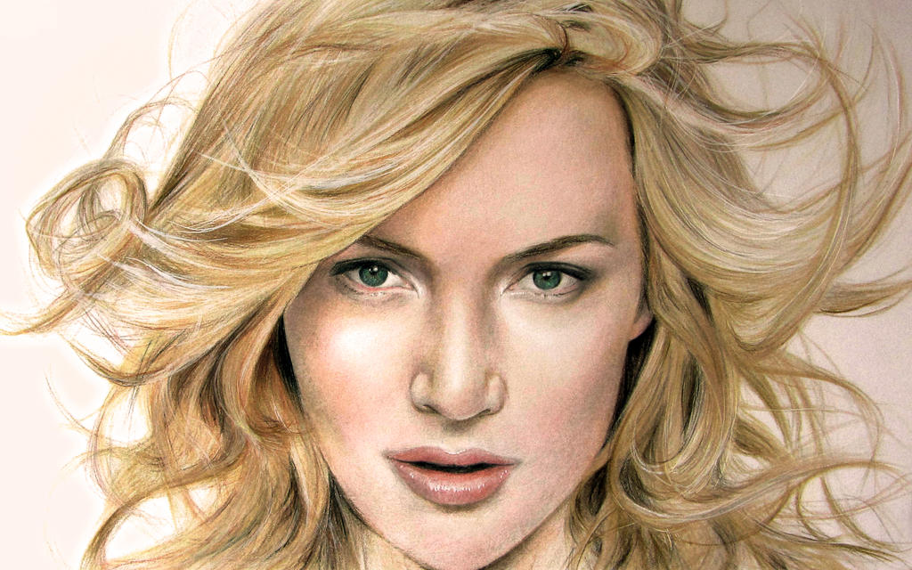 Kate Winslet pencil drawing by Eleoza on DeviantArt