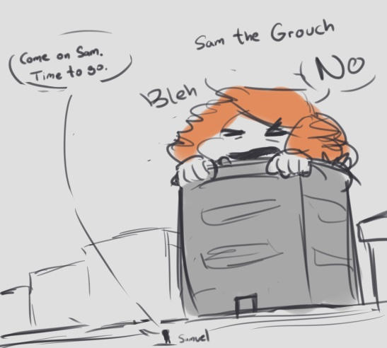 Sam the Grouch by Sihagen on DeviantArt
