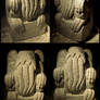 Massive Stone Cthulhu Idol in Progress