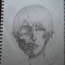 Nero(DMC) skull drawing