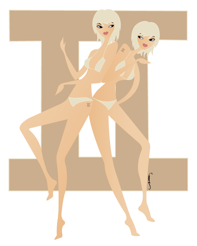 Gemini by paintmepinkshop