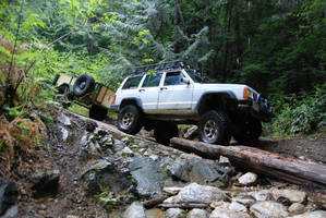 cherokee and trailer