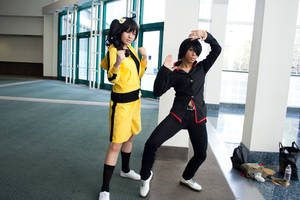 Karen and Koyomi Araragi