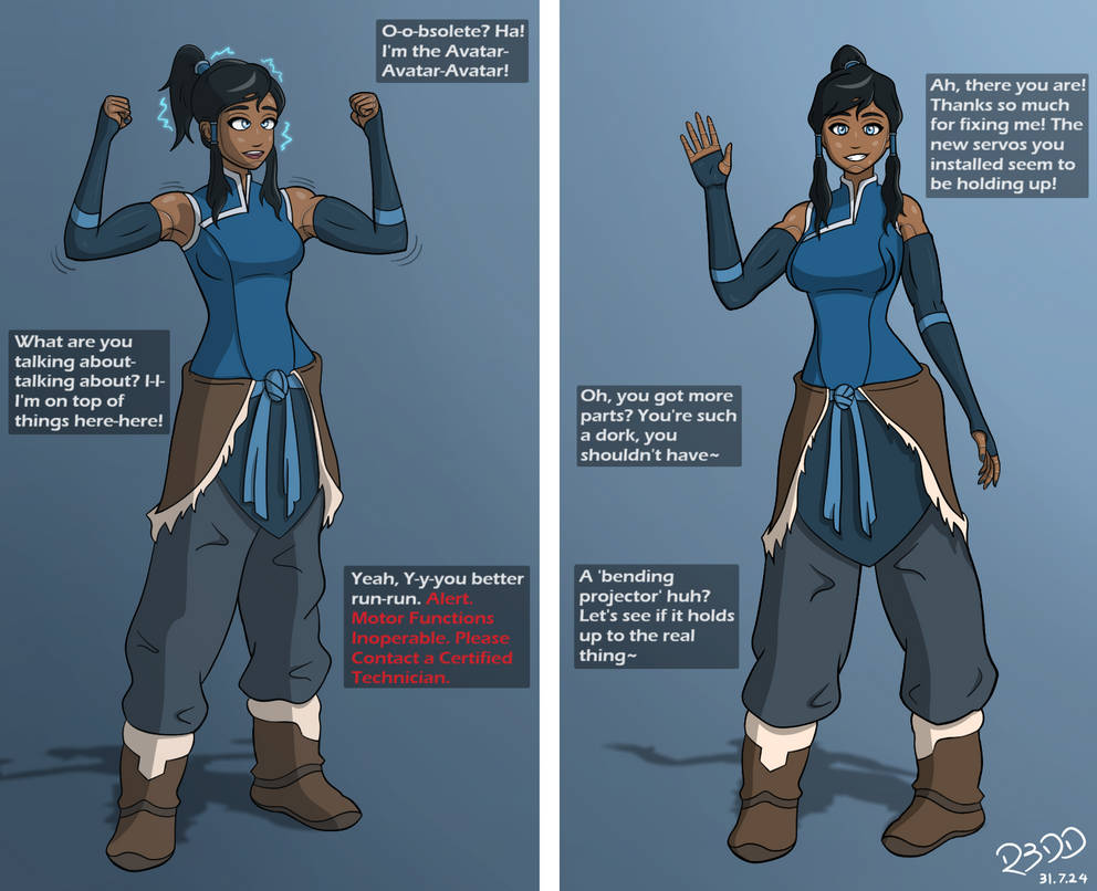 Commission: Korra Bot by R3DDx on DeviantArt