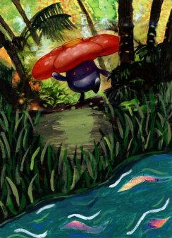 Painted Pokemon Card: Vileplume by Midnallu on DeviantArt Painted Pokemon Card: Vileplume by Midnallu on DeviantArt