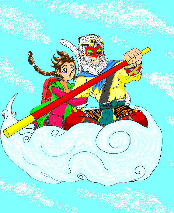 Anya and Sun Wukong