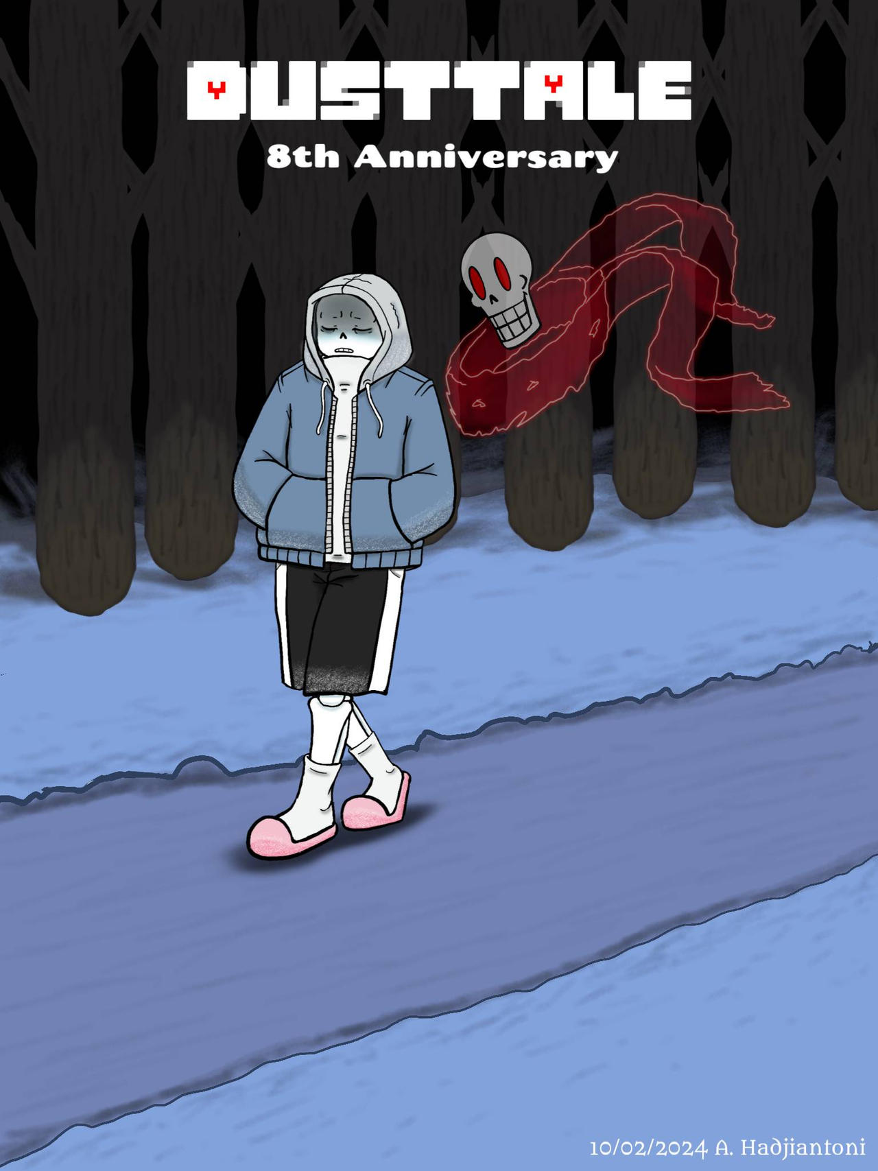 Dusttale Menu 8th Anniversary Of Dusttale by Segamonsaga on DeviantArt