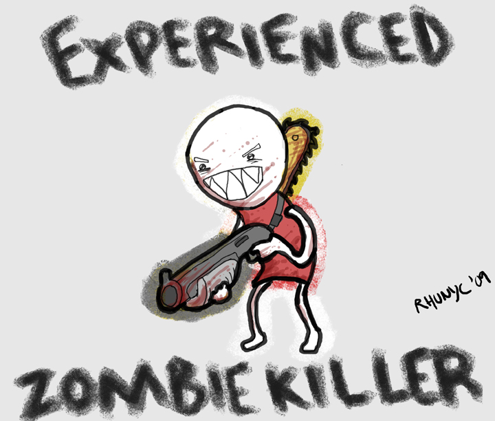 Zombie Killer T-Shirt Design