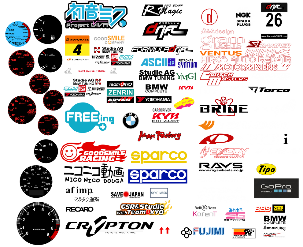 Racing Decal/Vinyl set by Jitseen on DeviantArt