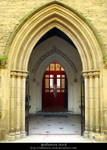 Abbey gate by Redlantern-stock
