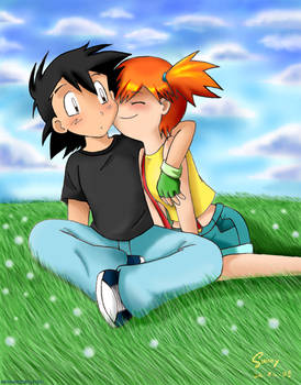 Ash and Misty