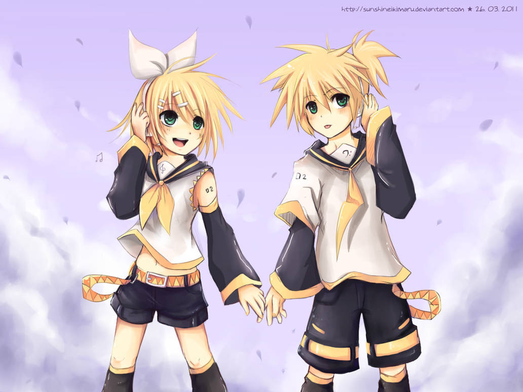 Len And Ryn Rin and Len by sunshineikimaru on DeviantArt