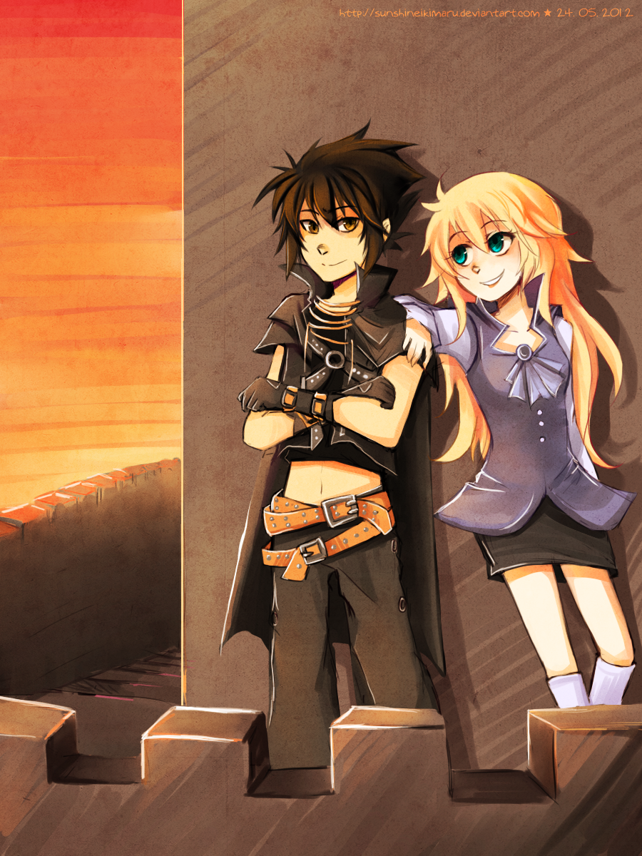 Wing and Luky by sunshineikimaru