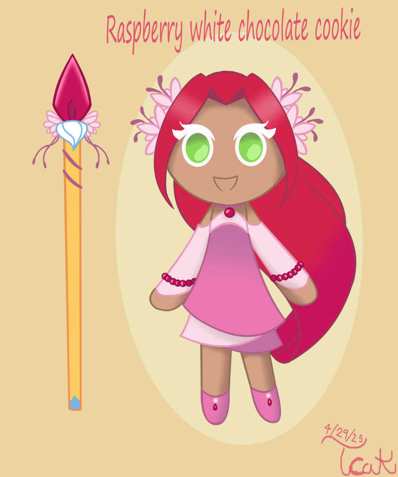 Dw Raspberry Oc cookie run oc : Raspberry White Chocolate Cookie by liltcat on DeviantArt