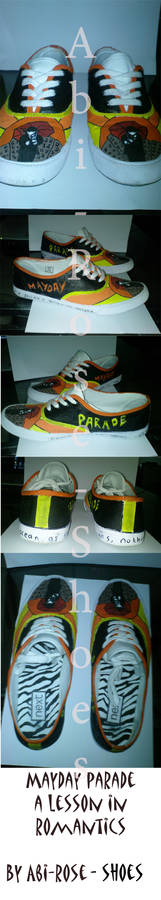 Mayday Parade Shoes - COLOURED