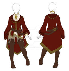 Lady Scarlet outfit design