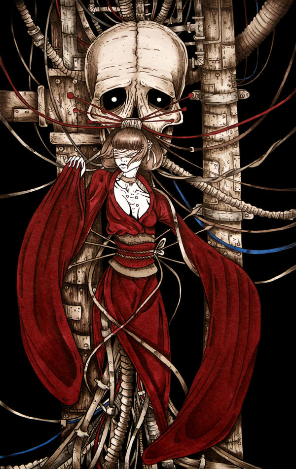 Cyber gheisha by Dracuria