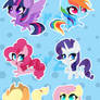 Mane 6 Stickers