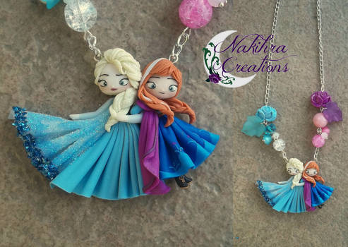 Anna and Elsa Polymer Clay