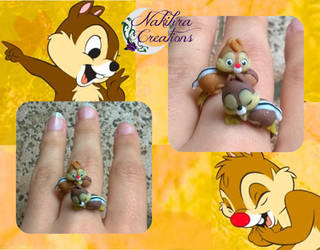 Chip and Dale ring