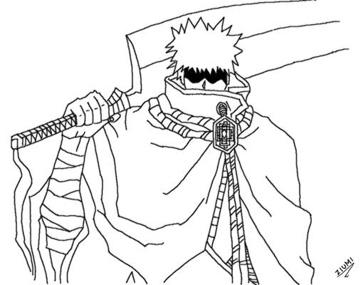 Kurosaki Ichigo - 03. Lineart.