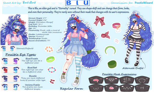 Blu Reference Sheet
