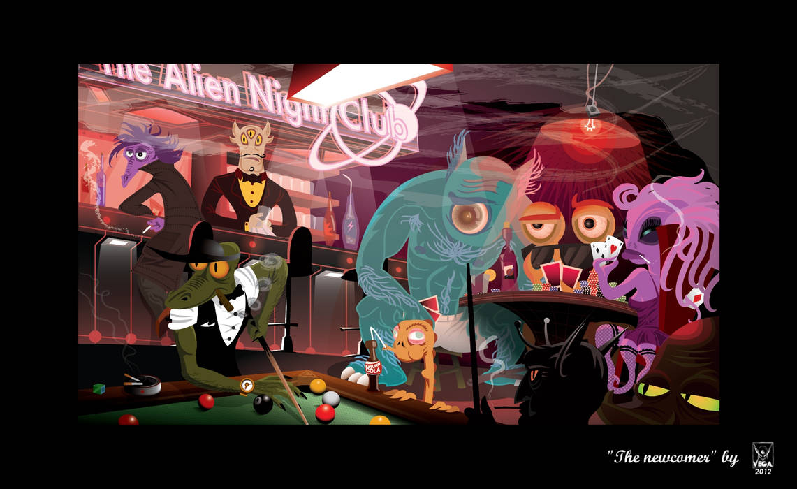 The newcomer by Vega-Artworks The newcomer by Vega-Artworks