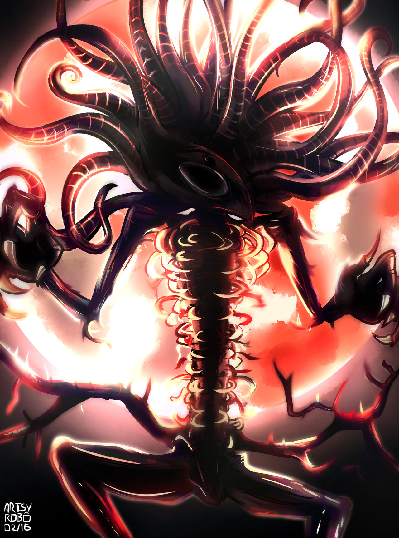 Moon Presence by NebulaRobo on DeviantArt